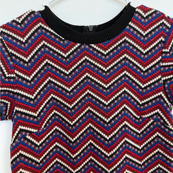 Zara Chevron Patterned Knit Dress - Picture 6 of 15